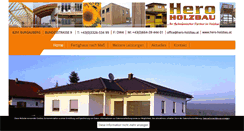 Desktop Screenshot of hero-holzbau.at