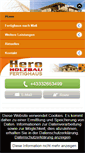 Mobile Screenshot of hero-holzbau.at